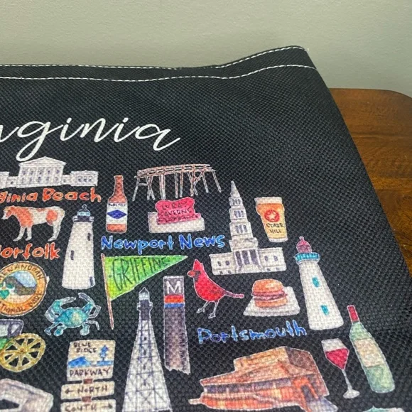 Virginia canvas tote. - Picture 4 of 6